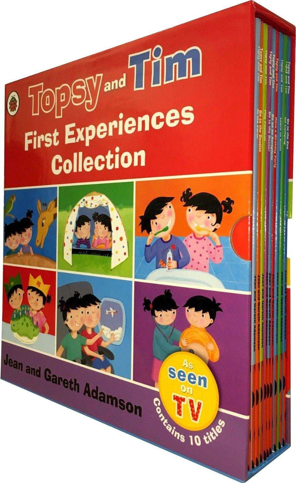 Topsy & Tim First Experience 10 Books Children Collection Paprback Set By Jean & Gareth Adamson - St Stephens Books
