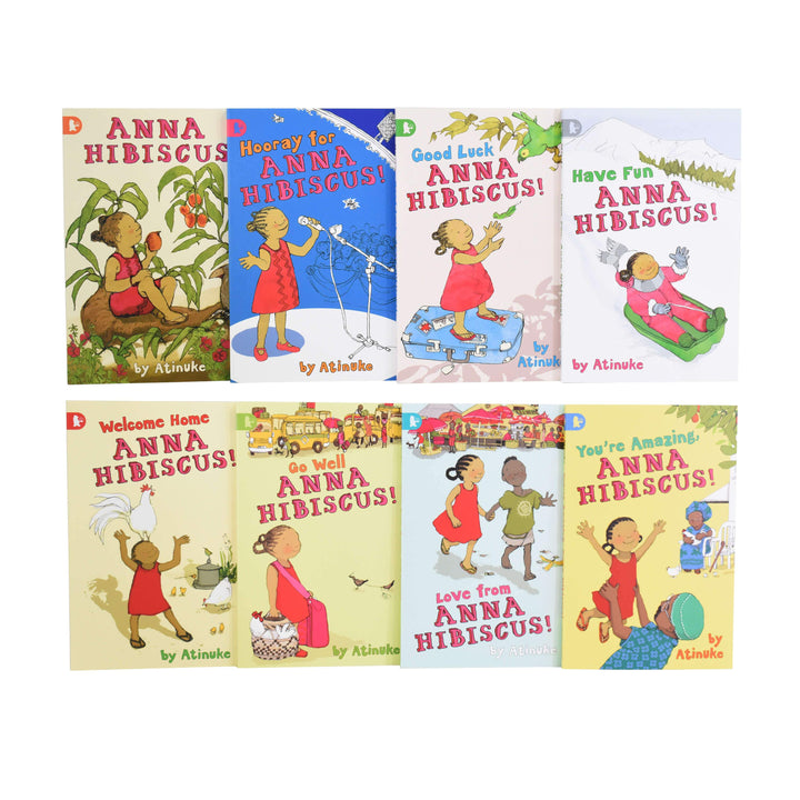 Age 7-9 - Anna Hibiscus Series 8 Books Collection Set By Atinuke - Paperback - Age 7-9