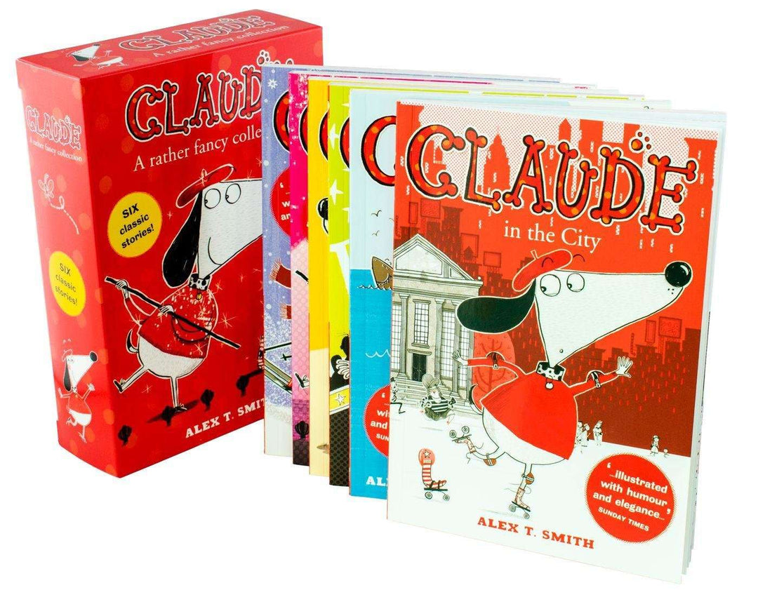 Claude Series 6 Books Children Collection Paperback By Alex T Smith - St Stephens Books