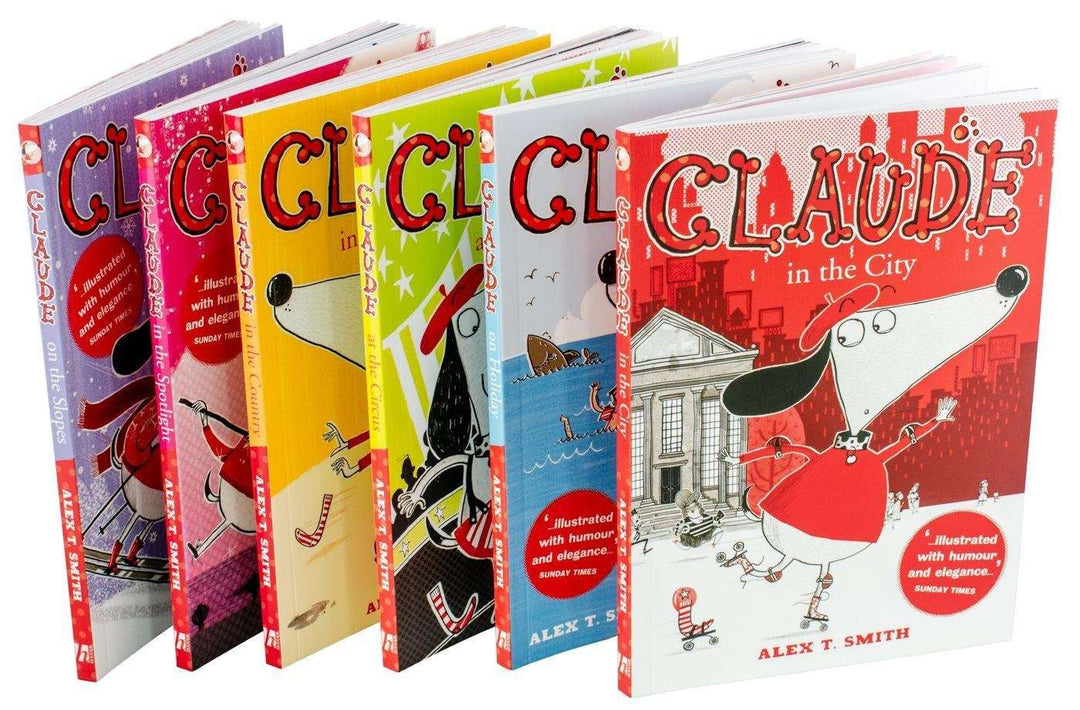 Claude Series 6 Books Children Collection Paperback By Alex T Smith - St Stephens Books