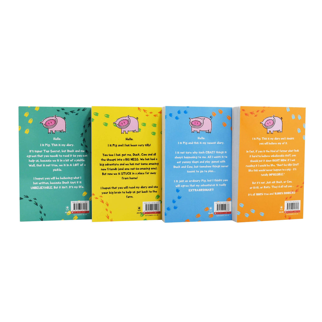 Diary Of Pig 4 Books Children Collection Paperback Gift Set By - Emer Stamp - St Stephens Books