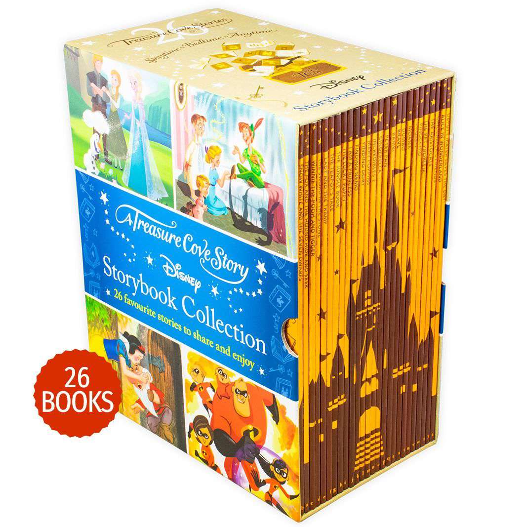 Disney Treasure Cove 26 Story Books Collection - St Stephens Books