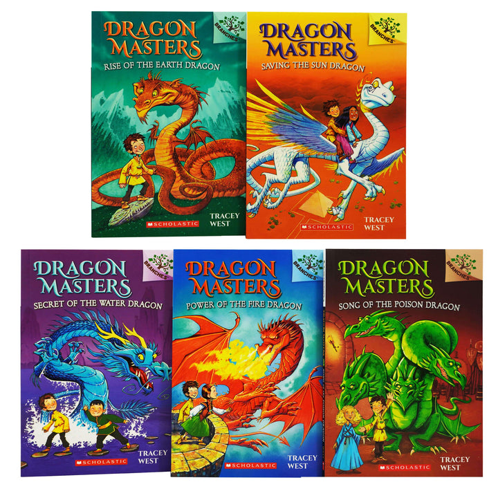 Age 7-9 - Dragon Masters Series Books 1-5 Collection By Tracey West - Ages 7-9 - Paperback
