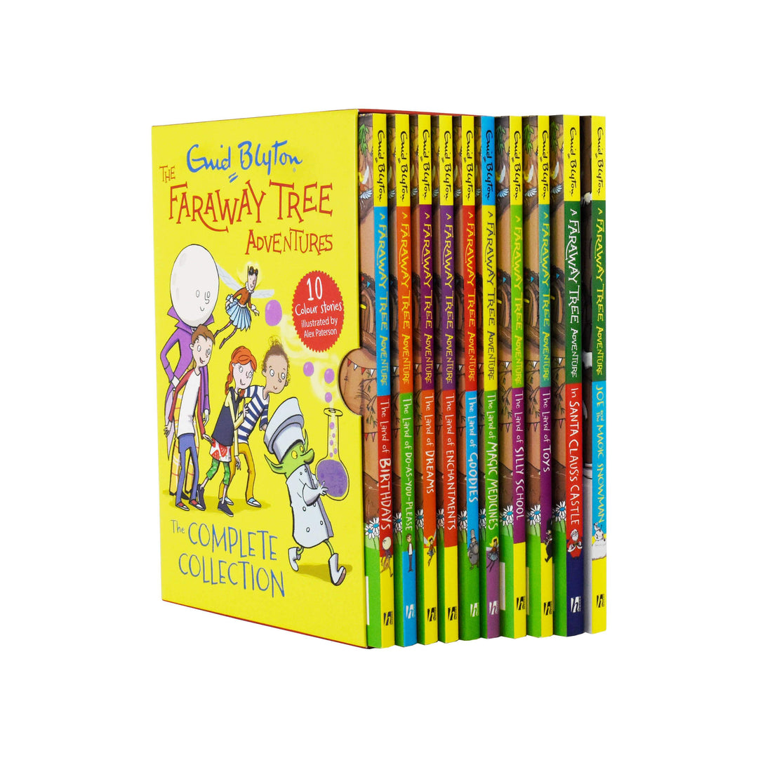 Faraway Tree Adventures 10 Books Children Box Pack Set Paperback By Enid Blyton - St Stephens Books