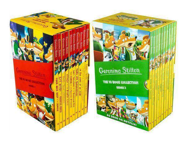 Geronimo Stilton 20 Books (Series 1 & 2) Children Collection Paperback 2 Box Set - St Stephens Books