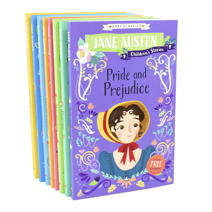 Jane Austen Childrens Easy Classics 8 Books Paperback Box Set - St Stephens Books