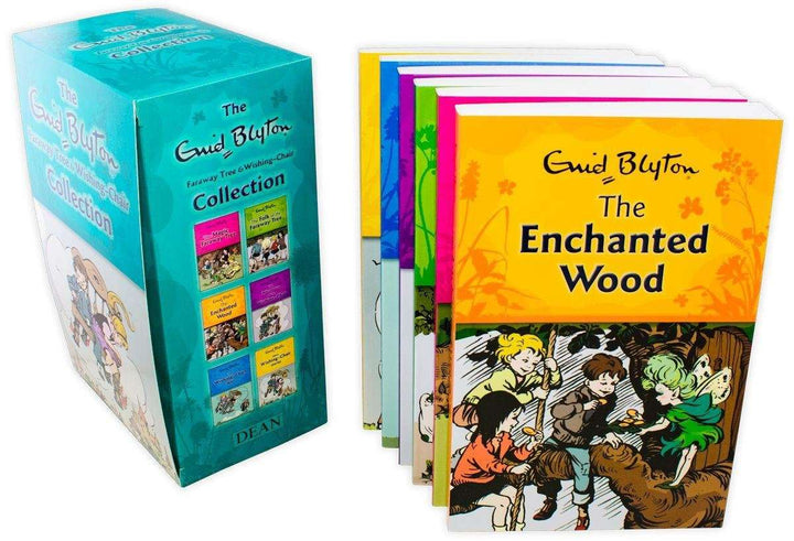 Magic Faraway Tree & Wishing Chair Series 6 Books Children Collection Paperback Box Set By Enid Blyton - St Stephens Books