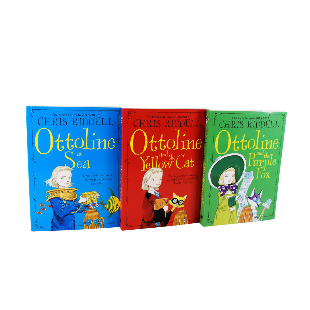 Ottoline Series 3 Books Children Collection Pack Paperback Set By Chris Riddell - St Stephens Books