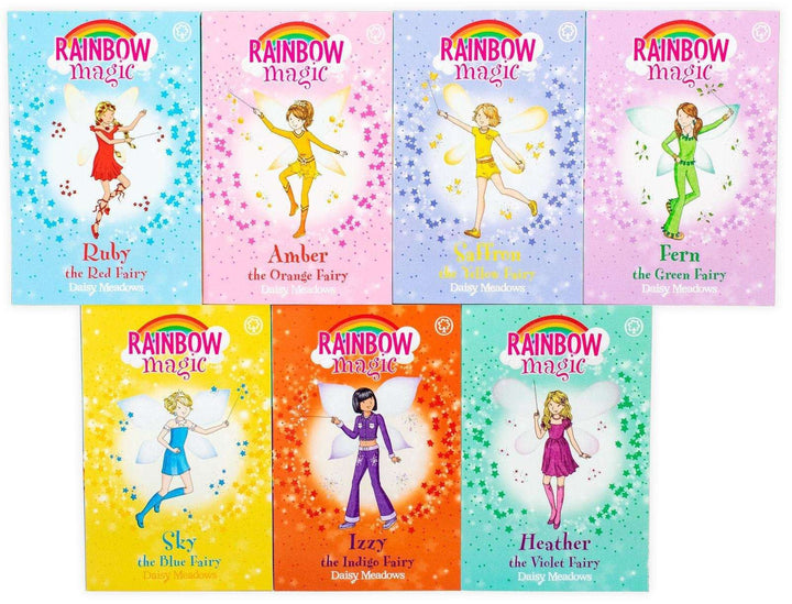 Rainbow Magic Colour Fairies Series 7 Books Children Collection Paperback Set By Daisy Meadow - St Stephens Books