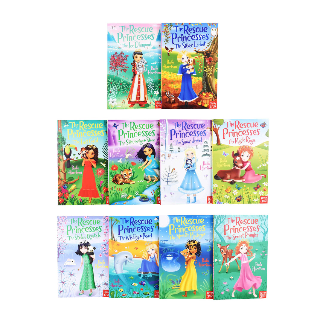 Rescue Princesses 10 Books Children Collection Pack Paperback Set By - Paula Harrison - St Stephens Books