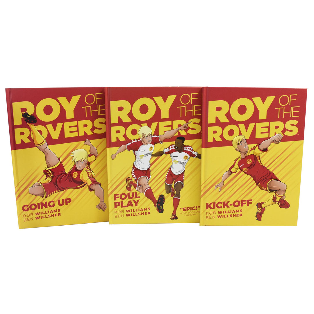 Roy of the Rovers 3 Books Children Collection Pack Hardback Set By Rob Williams - St Stephens Books