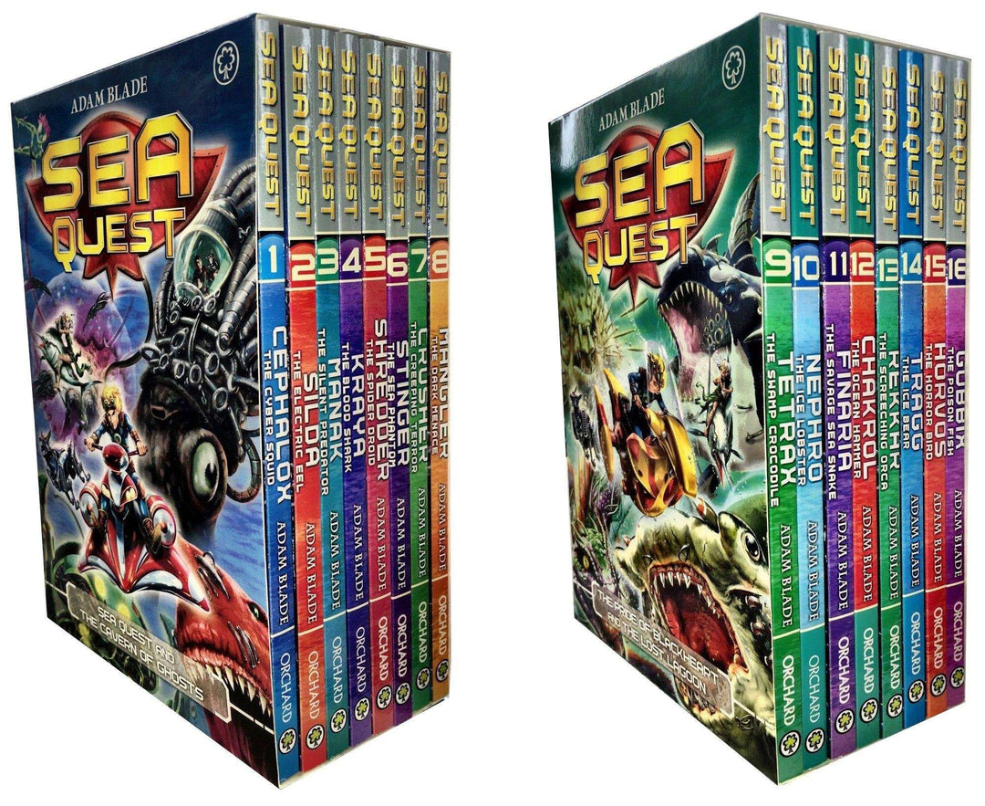 Sea Quest 16 Books Box Set Collection Series 1 - 4 - St Stephens Books