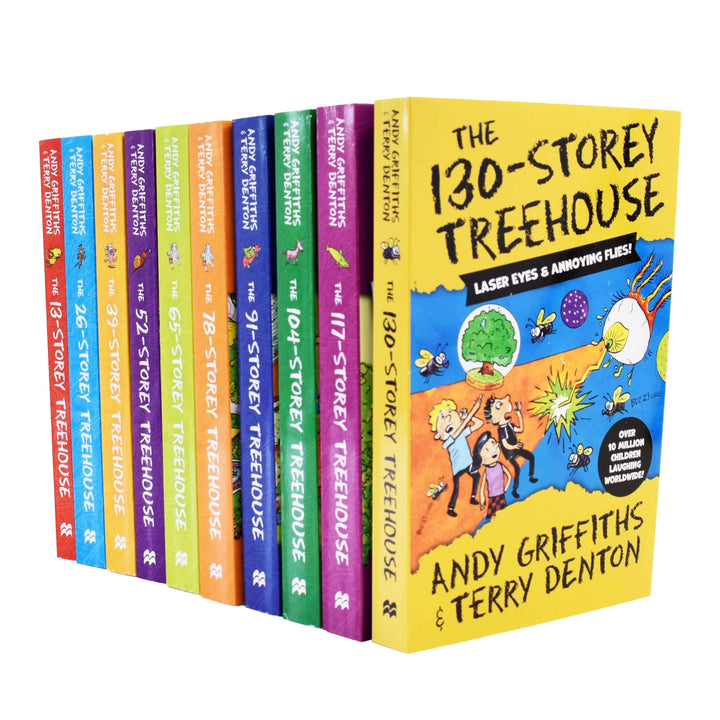 Age 7-9 - The Treehouse Storey 10 Books Collection By Andy Griffiths - Ages 7-9 - Paperback