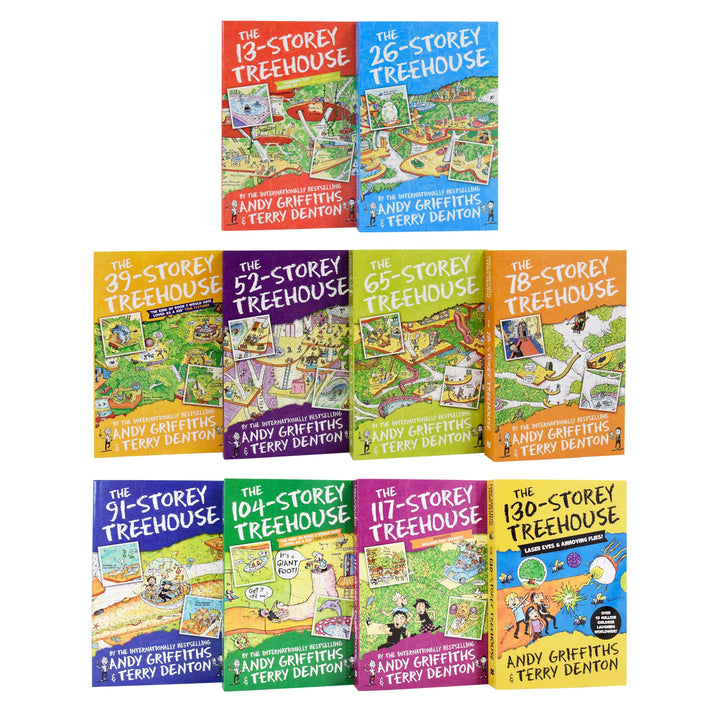 Age 7-9 - The Treehouse Storey 10 Books Collection By Andy Griffiths - Ages 7-9 - Paperback