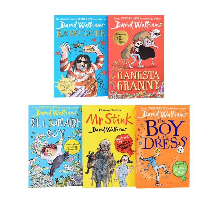 Age 7-9 - The World Of David Walliams 5 Books Children Collection Box Set - Ages 7-9 - Paperback