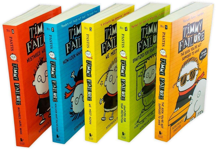 Timmy Failure Totally Catastrophic 5 Books Children Collection Paperback Set By Stephan Pastis - St Stephens Books
