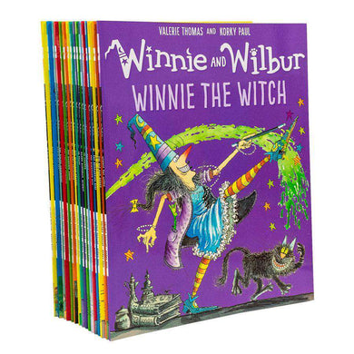 Winnie & Wilbur Series 16 Books Children Collection Pack Paperback Set By Valerie Thomas - St Stephens Books