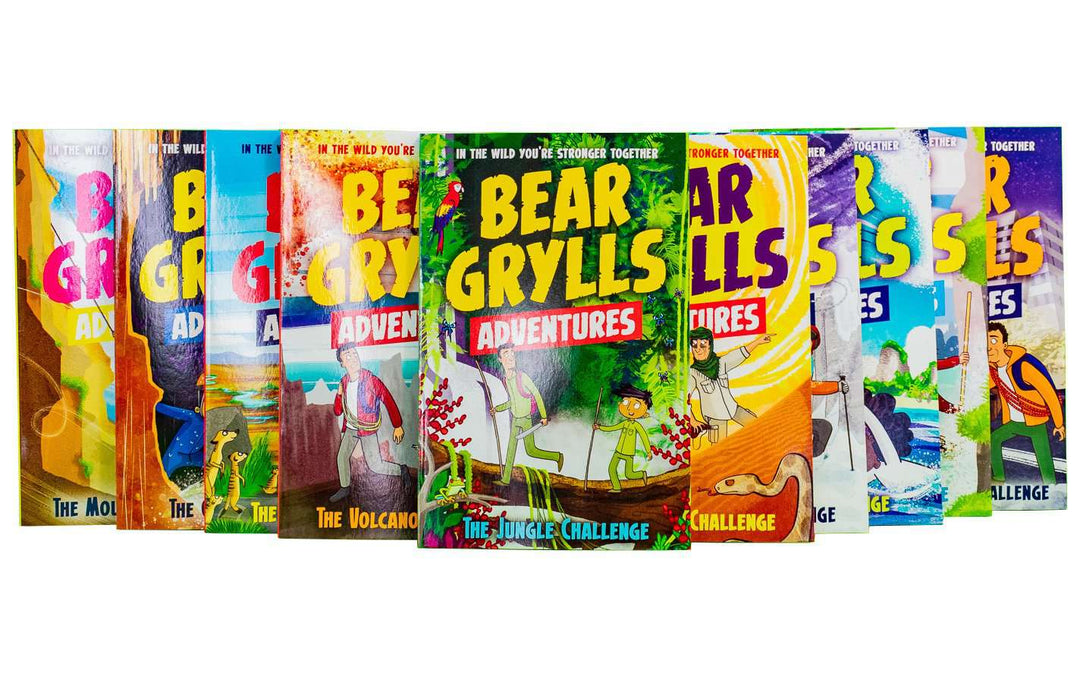 Bear Grylls Adventure Series 10 Books Children Collection Paperback Set - St Stephens Books