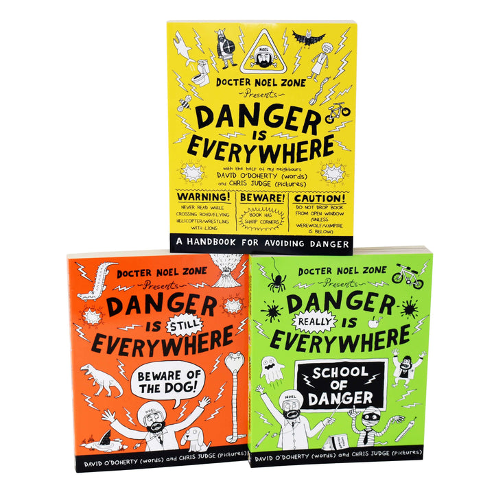 Age 9-14 - Danger Is Everywhere Collection Series 3 Books Set By David O'Doherty - Ages 9-14 - Paperback