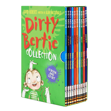 Age 9-14 - Dirty Bertie Collection 10 Book And CD Set By David Roberts & Alan McDonald - Ages 9-14 - Paperback
