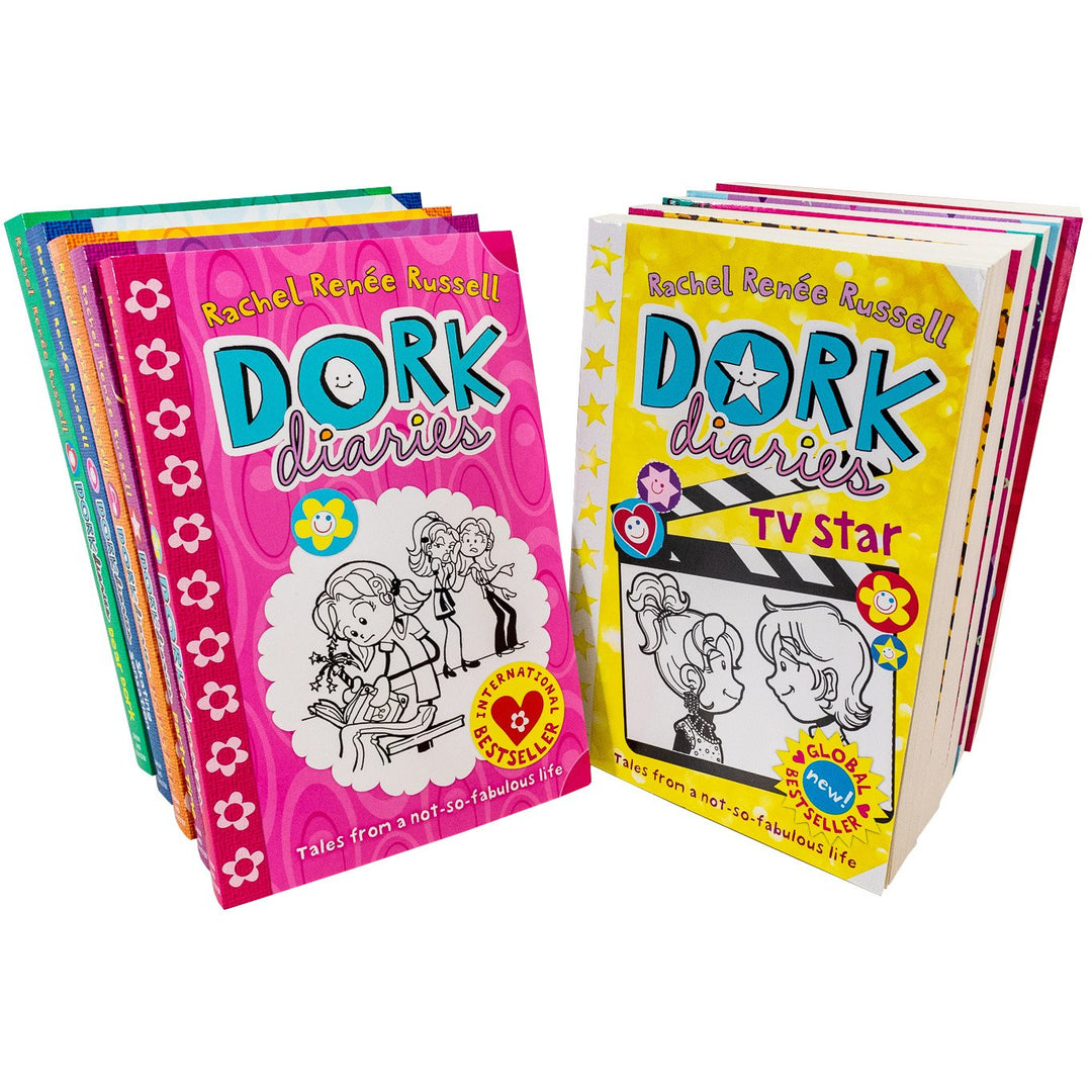 Dork Diaries 10 Books Children Collection Paperback By Rachel Renee Russell - St Stephens Books