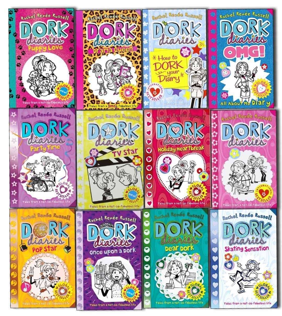 Dork Diaries 12 Books Children Collection Paperback By Rachel Renee Russell - St Stephens Books
