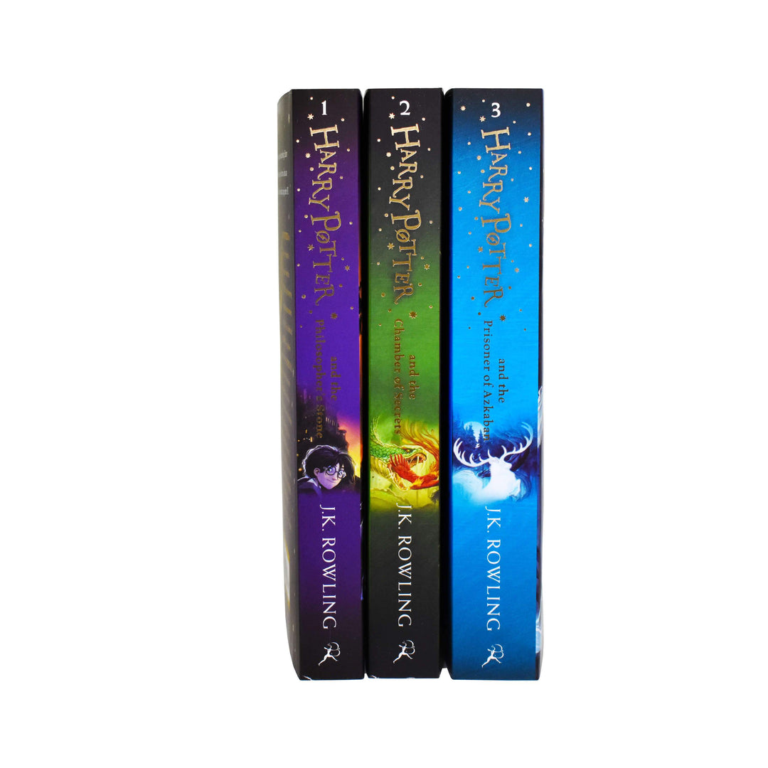 Harry Potter Magical Adventure Begins 3 Books Children Box Set Paperback By J.K Rowling - St Stephens Books