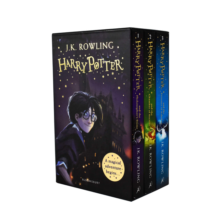 Harry Potter Magical Adventure Begins 3 Books Children Box Set Paperback By J.K Rowling - St Stephens Books