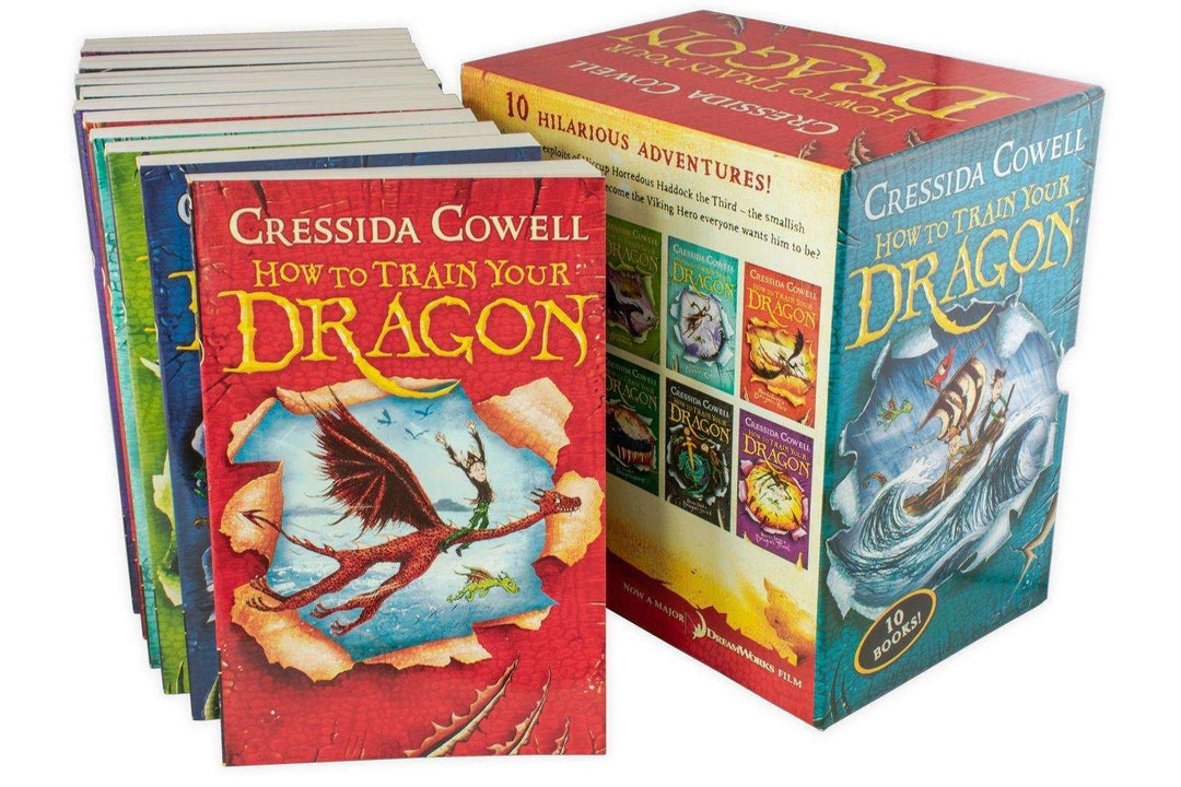 How to Train Your Dragon Collection 10 Books Box Gift Set  By Cressida Cowell - St Stephens Books