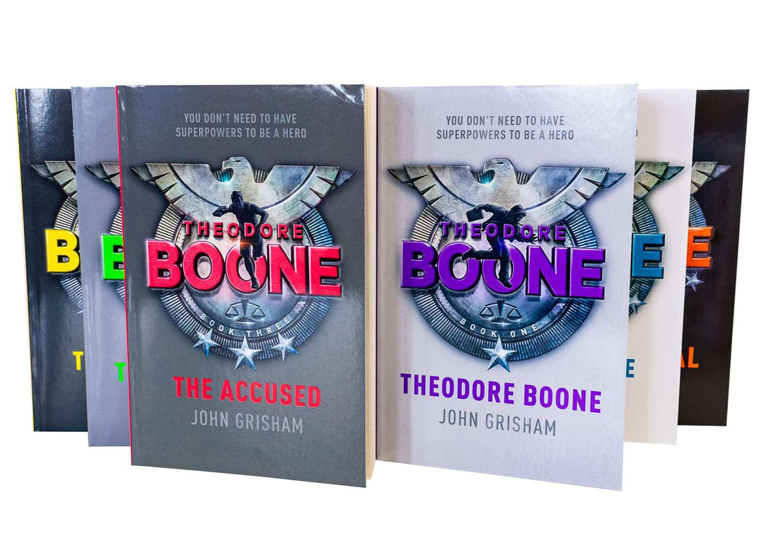 John Grisham Theodore Boone Series Collection 6 Books Box Set Scandal, Accused - St Stephens Books
