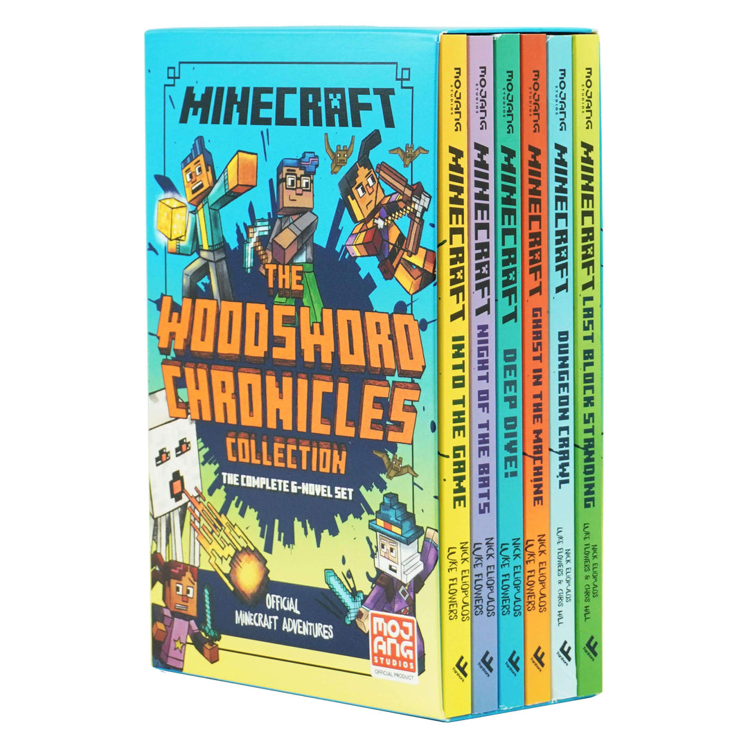 Age 9-14 - Minecraft The Woodsword Chronicles 6 Books Set By Nick Eliopulos - Ages 9-14 - Paperback