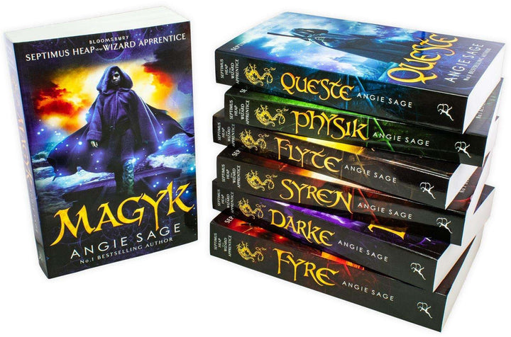 Septimus Heap Series 7 Books Young Adult Collection Paperback By Angie Sage - St Stephens Books