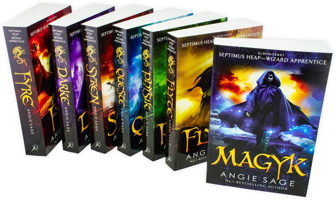 Septimus Heap Series 7 Books Young Adult Collection Paperback By Angie Sage - St Stephens Books