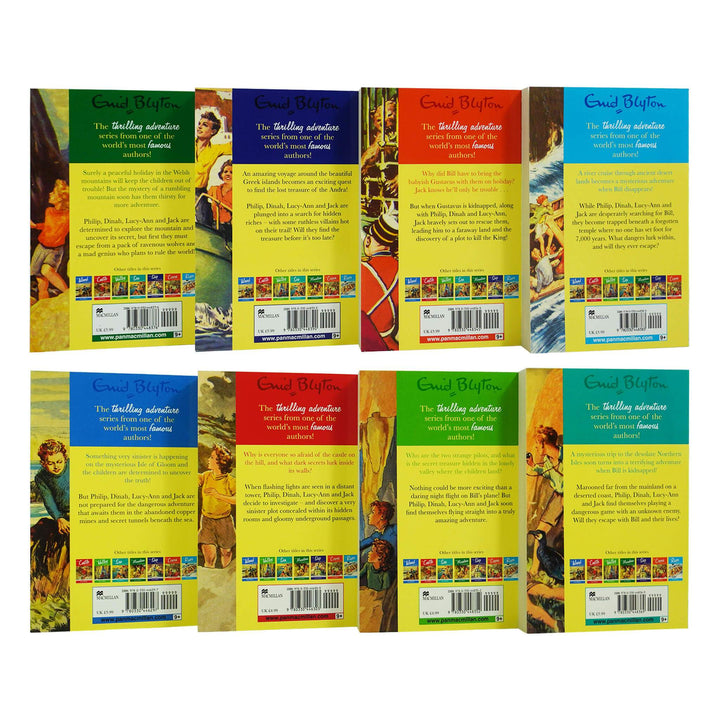 Age 9-14 - The Adventure Series 8 Books Collection Set By Enid Blyton - Ages 9-14 - Paperback