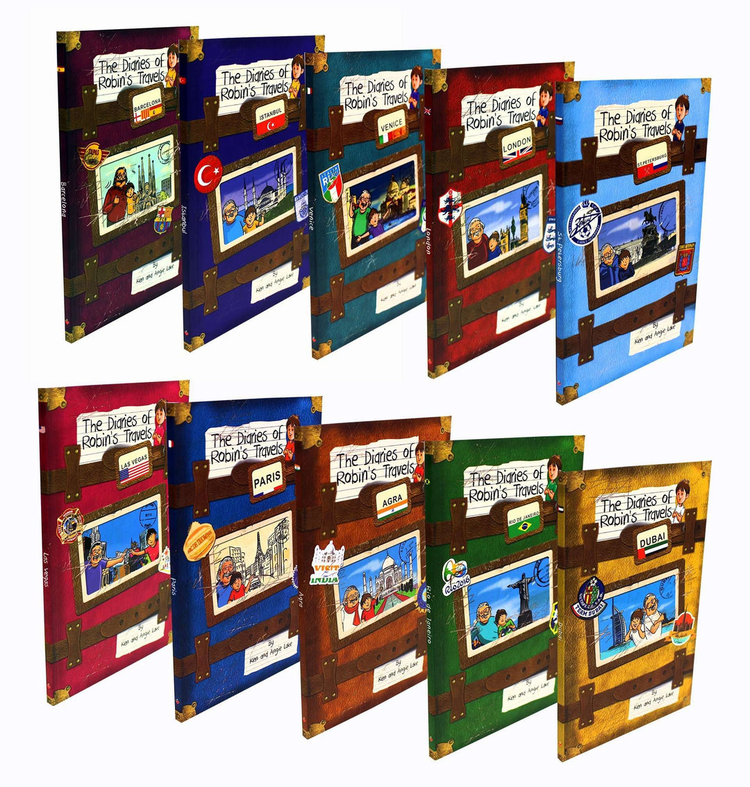The Diaries of Robin's Travels 10 Books Children Collection Paperback Box Set By Ken and Angie Lake - St Stephens Books