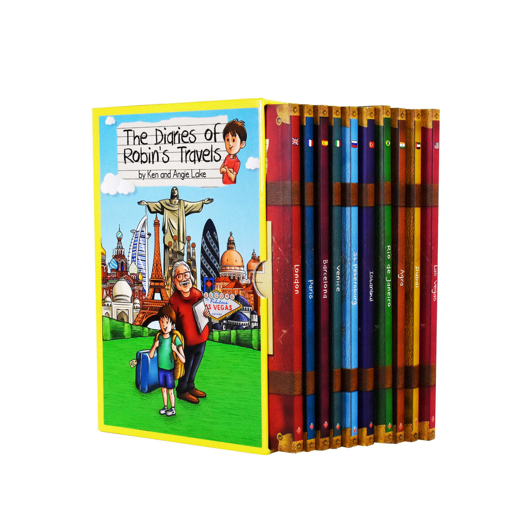 The Diaries of Robin's Travels 10 Books Children Collection Paperback Box Set By Ken and Angie Lake - St Stephens Books
