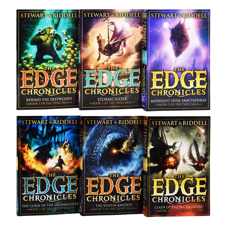 Age 9-14 - The Edge Chronicles 6 Books Set By Paul Stewart & Chris Riddell - Young Adult - Paperback