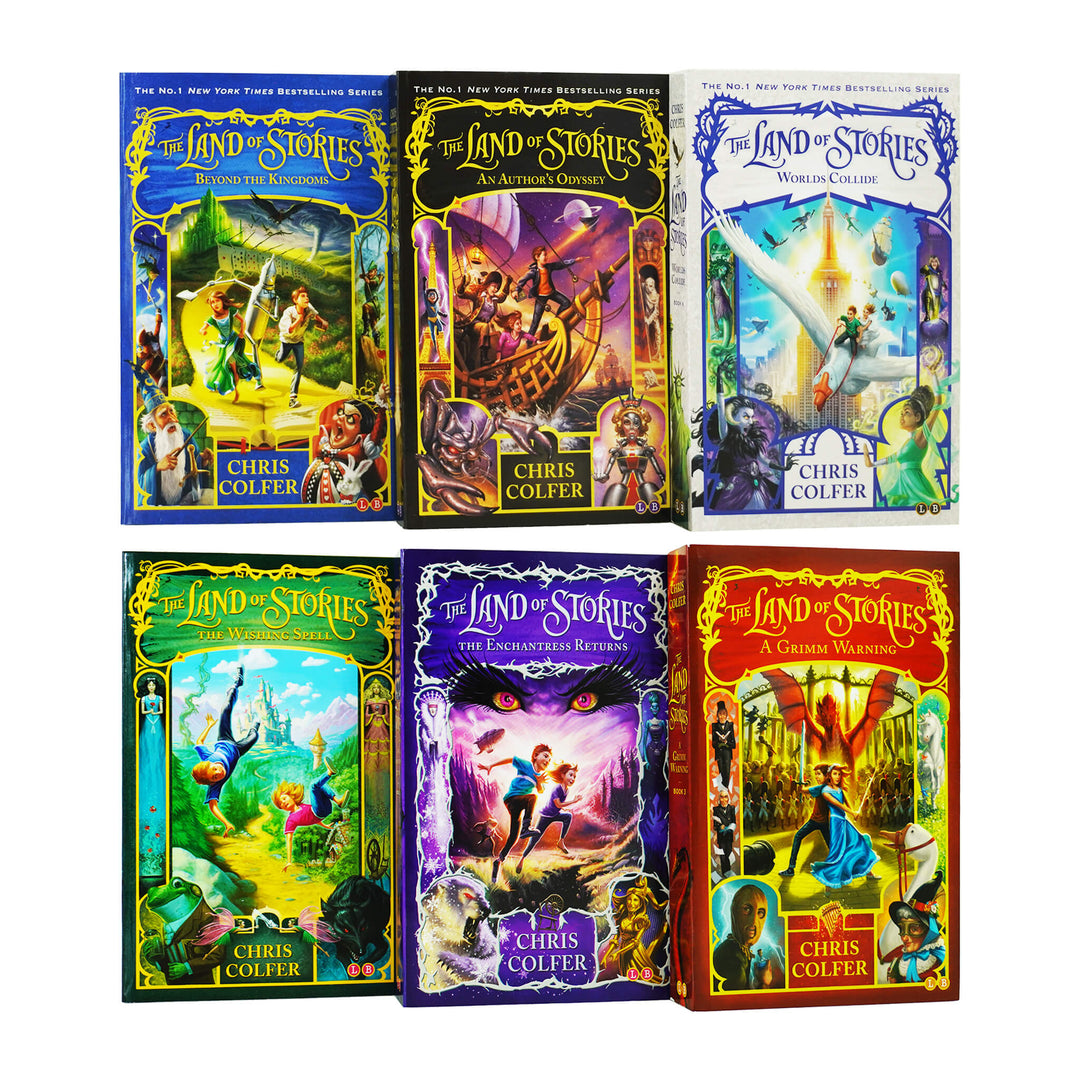 Age 9-14 - The Land Of Stories: The Complete 6 Books Set By Chris Colfer - Ages 6-11 - Paperback