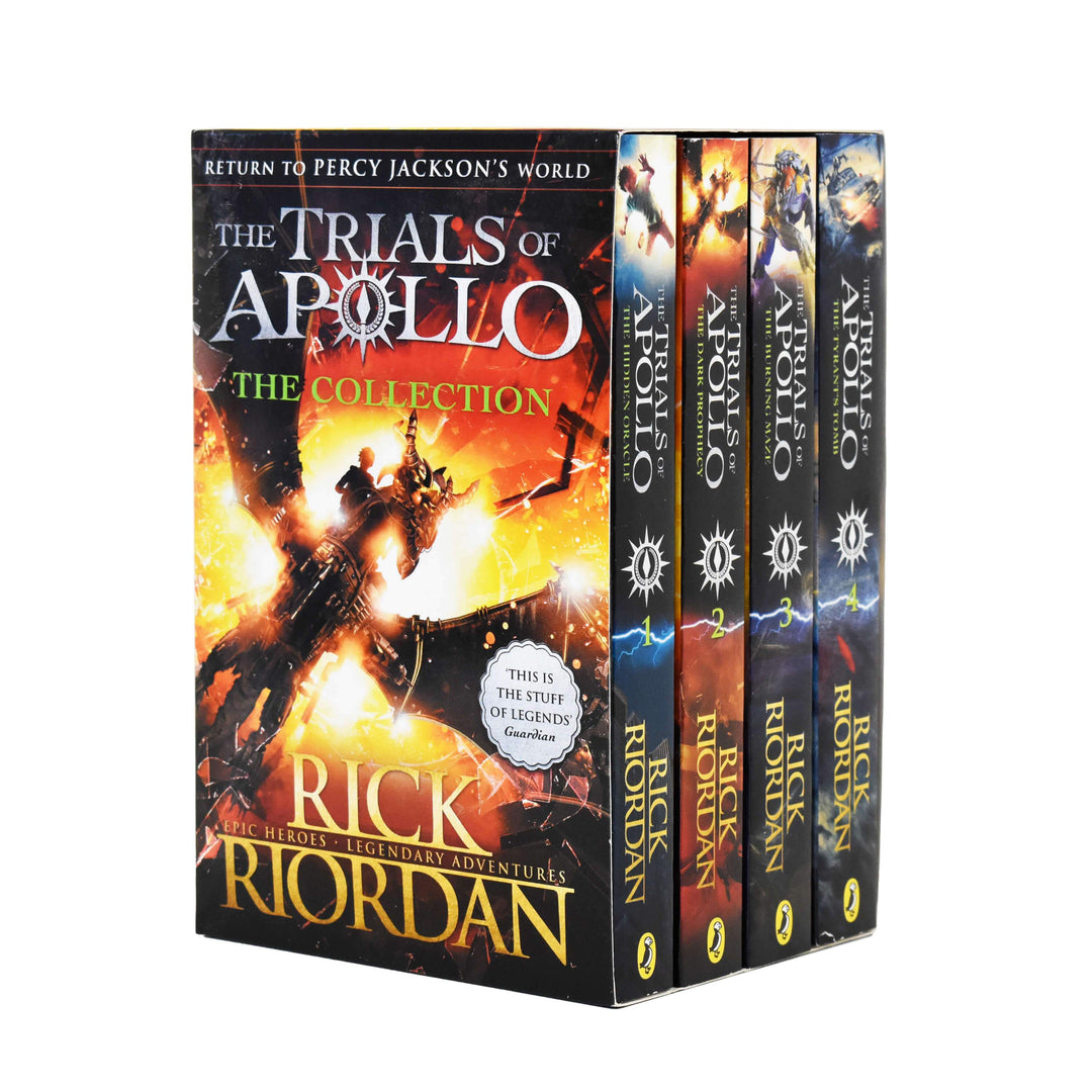 Age 9-14 - Trials Of Apollo 4 Books Box By Rick Riordan - Ages 9-14 - Paperback