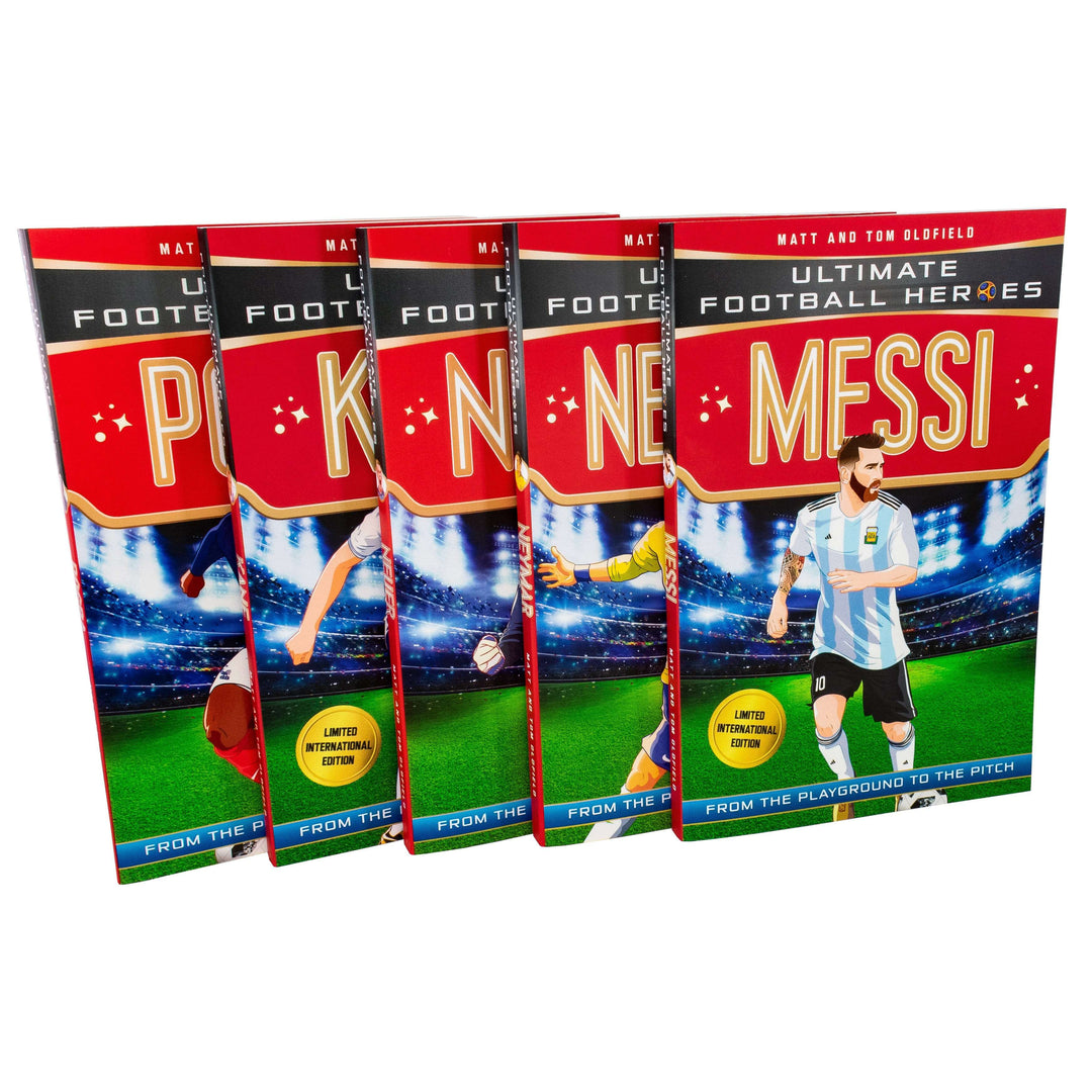Ultimate Football Heroes Limited Int Edition 5 Books Collection Set Pack - St Stephens Books