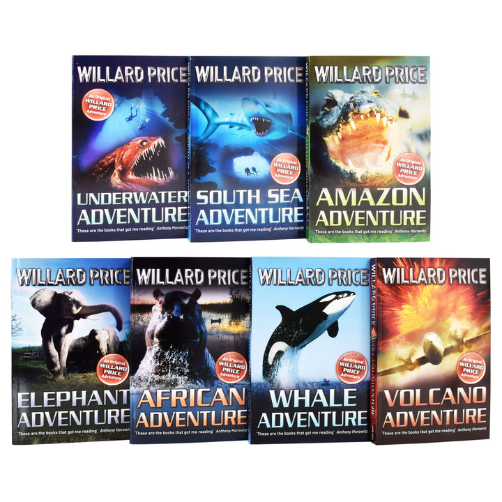 Age 9-14 - Willard Price Adventure  7 Books Set - Ages 9-14 - Paperback