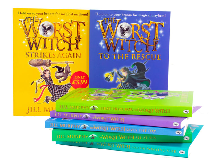 Worst Witch 7 Books Children Collection Paperback Gift Pack By Jill Murphy - St Stephens Books