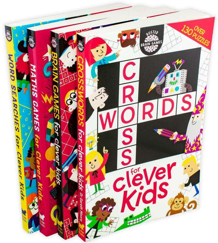 Buster Brain Games for Clever Kids 4 Book Collection - St Stephens Books