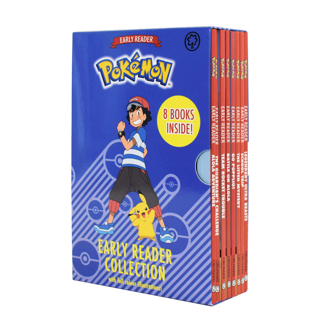 Pokemon Early Reader 8 Book Collection - Ages 7-9 - Paperback