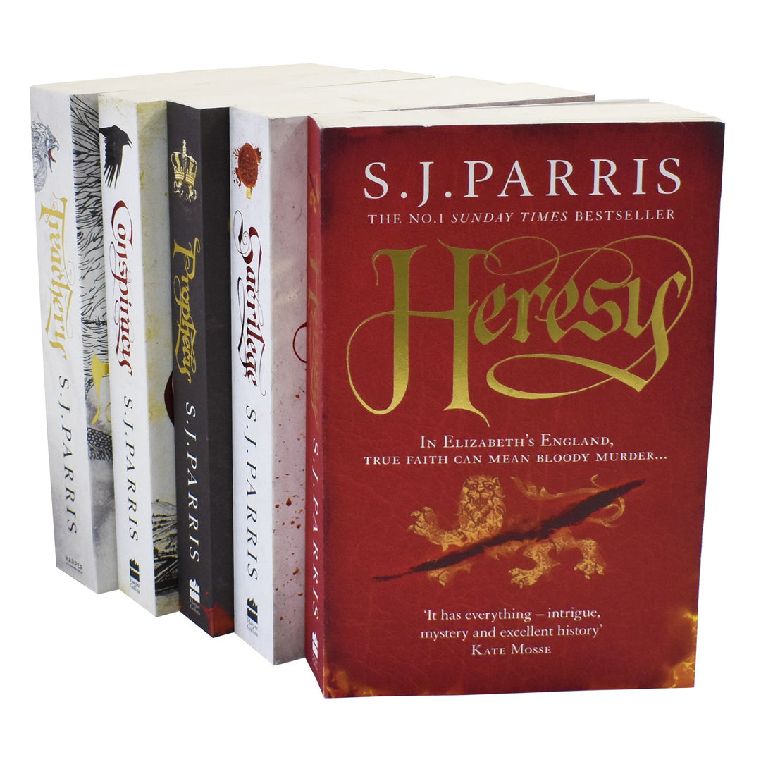 Giordano Bruno Series Collection 5 Book Collection - Adult - Paperback - S. J. Parris Young Adult Harper Collins