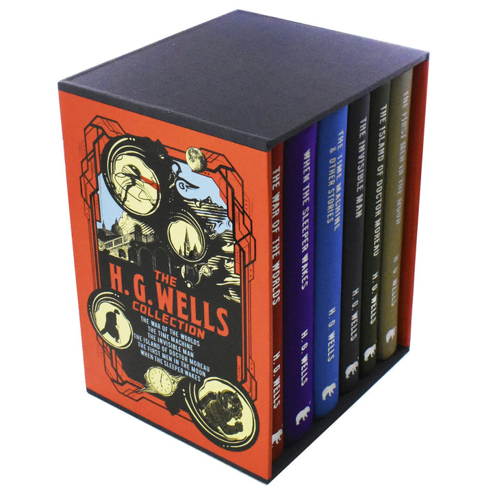 H G Wells 6 Books Young Adult Collection Hardback Box Set Herbert George Wells - St Stephens Books