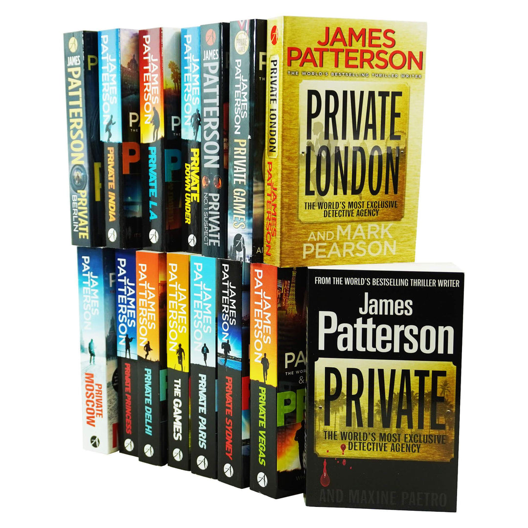 Young Adult - James Patterson Private Series 1-15 Books Collection Set - Young Adult - Paperback