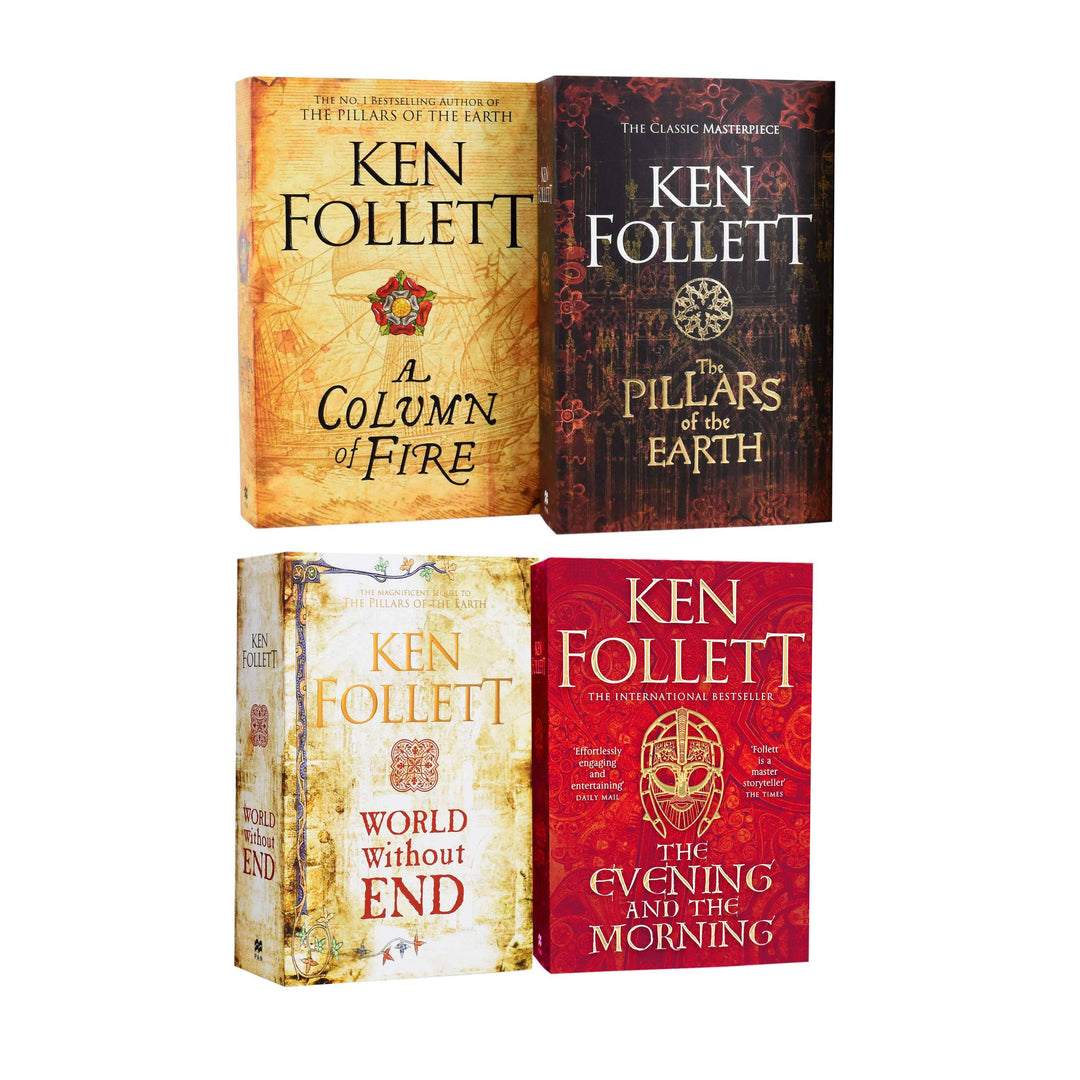 Young Adult - Ken Follett The Pillars Of The Earth 4 Books Set - Paperback - Young Adult