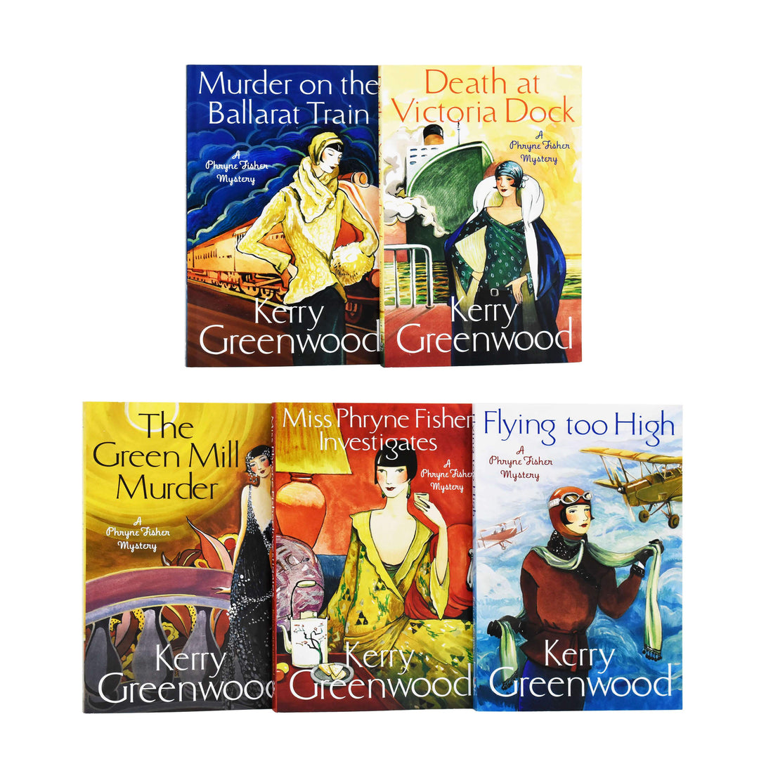 Young Adult - Kerry Greenwood Miss Phryne Fisher Investigates 5 Books - Young Adult