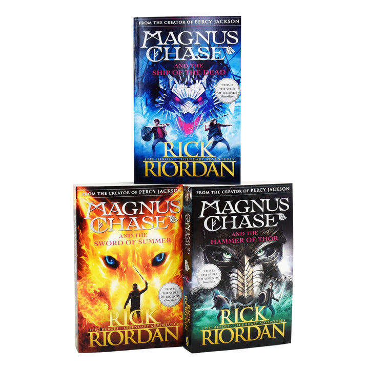 Young Adult - Magnus Chase 3 Books Set By Rick Riordan - Young Adult - Paperback